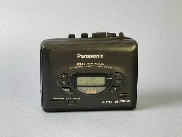 Panasonic RQ-V187 FM Rdi Walkman, kazetts magn