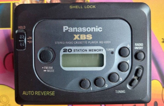 Panasonic RQ-V201 Rdi FM/AM ODA-Vissza Jtsz Walkman Kazetts MAGN