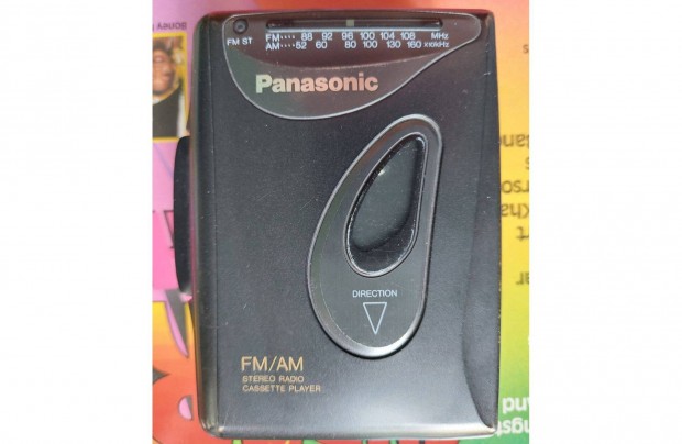 Panasonic RQ-V60 Sztere Rdi FM/AM Walkman Kazetts MAGN Panasonic