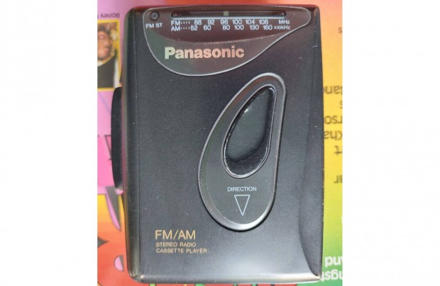 Panasonic RQ-V60 Sztere Rdi FM/AM Walkman Kazetts MAGN Panasonic