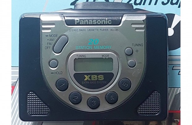 Panasonic RQ-V85 Sztereó Rádió FM/AM Walkman Kazettás MAGNÓ Panasonic