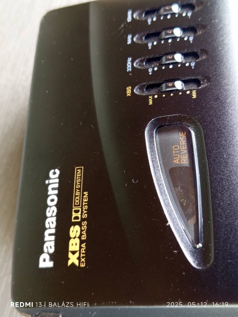 Panasonic RQ- P 166 oda-visszajátszós equalizeres walkman