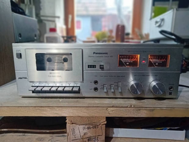 Panasonic RS 619 kazetta deck. Rgi,retr