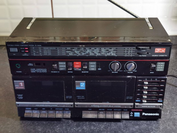 Panasonic RX-CW30 boombox (kzprsz alkatrsznek)