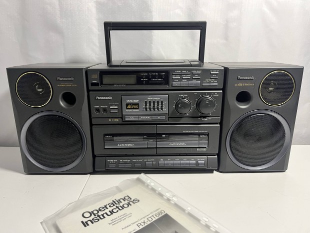 Panasonic RX-DT680 boombox rdis magn szervizelve CD lejtsz 