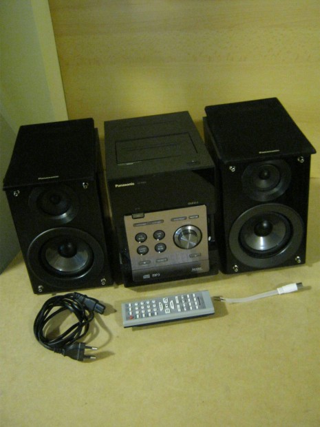 Panasonic SC-PM46 Mini Hifi, CD s USB-MP3-lejtszval, tvirnytval