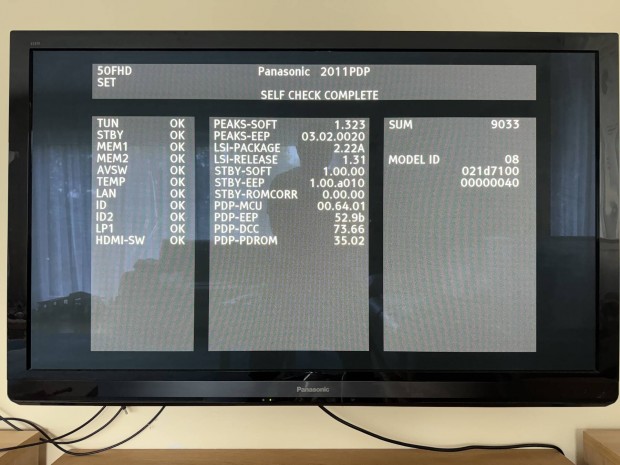Panasonic TX-P50G30E Plazma TV