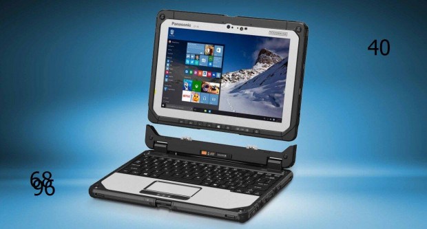 Panasonic Toughbook-CF-20-'tsll-laptop /tablet,' _ . .,
