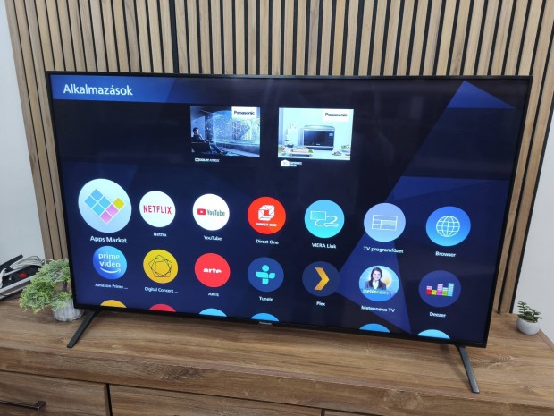 Panasonic Viera 140CM 4K. 120HZ. SMART WIFI LED TV. 0 Üzemóra!