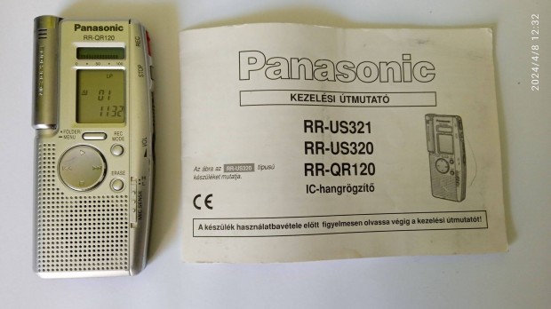 Panasonic digitlis diktafon