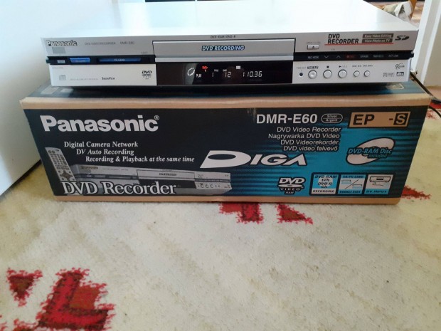 Panasonic dmr-e60 dvd r recorder lejtsz felvev sd s pc krtya