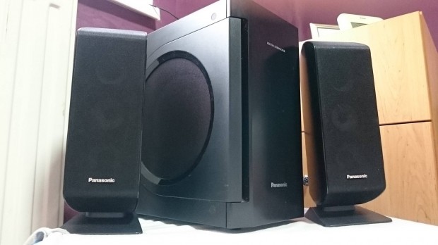 Panasonic hangfal szett, subwoofer, mlynyom, front hangsugrz 