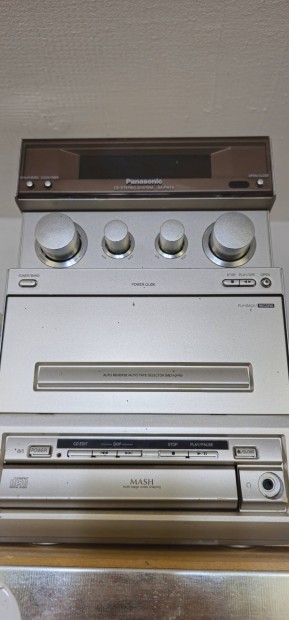 Panasonic hifi + hangfal + tvirnyt 