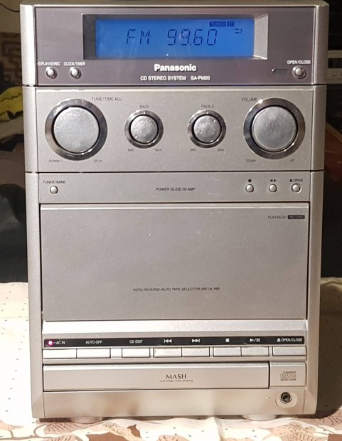 Panasonic nagyteljestmny hifi rdi tuner, aux f4