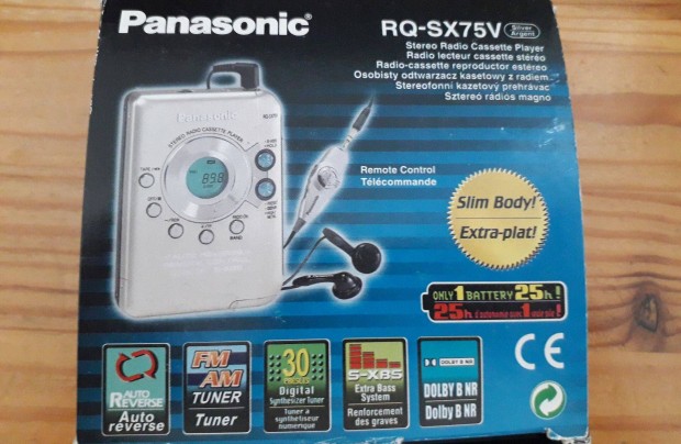 Panasonic walkman elad-2x hasznlt RQ-SX75VEG-S