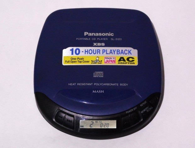 Panasonis SL-SP120 Discman jszer, tkletes llapotban elad