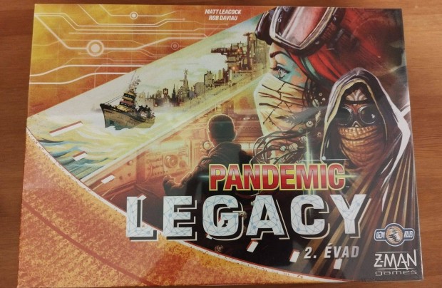 Pandemic: Legacy 2. vad magyar kiads bontatlan trsasjtk
