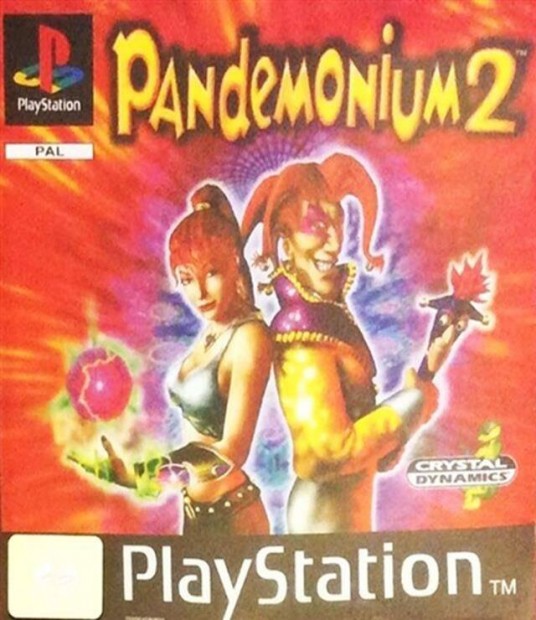 Pandemonium 2, Mint eredeti Playstation 1 jtk