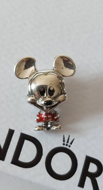 Pandora Disney Mickey piros nadrg charm