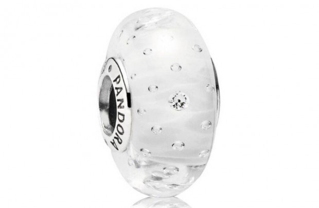 Pandora fehr pezsgs murni veg ezst charm cirknival - 791617CZ