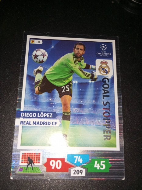Panini 13/14 ucl Goal Stopper Diego Lpez 