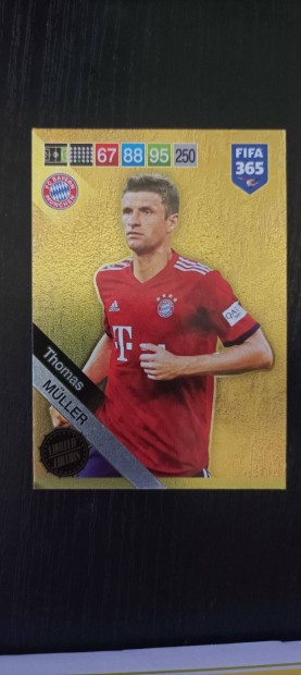 Panini Adrenalyn Fifa 365 2019 Limited Edition Thomas Muller Bayern Mu