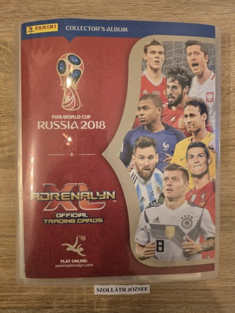 Panini Adrenalyn XL FIFA 2018 Russia focis krtya album