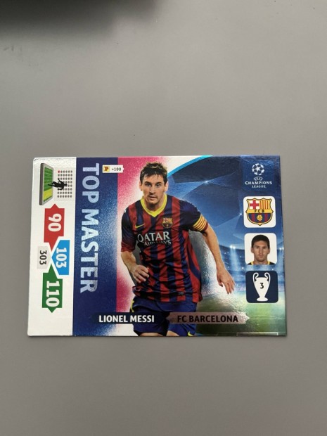 Panini CL 13-14 - Messi - Top Masters - focis krtya