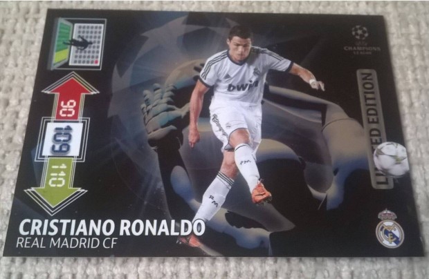 Panini Champions League 2012/13 Ronaldo limited krtya