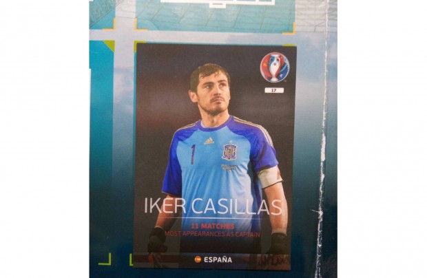 Panini EURO 2016 Adrenalyn XL Iker Casillas Legend krtya