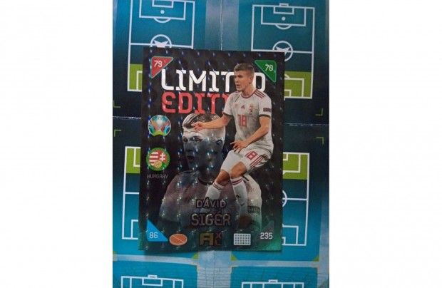 Panini EURO 2020 kick off 2021 Sigr Dvid XXL Limited focis krtya