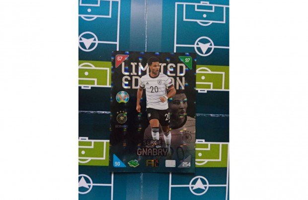 Panini Euro 2020 Kick Off 2021 Gnabry Limited focis krtya