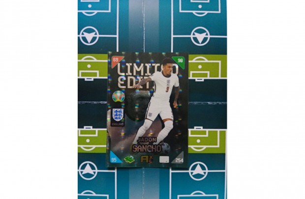 Panini Euro 2020 Kick Off 2021 Jadon Sancho Limited focis krtya