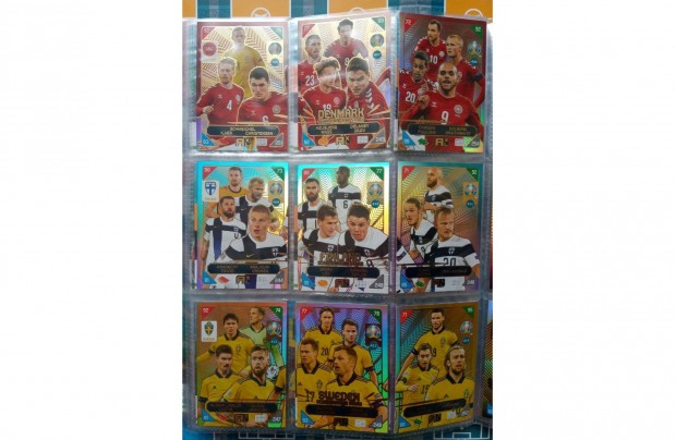 Panini Euro 2020 kick off Adrenalyn XL Scandinavian Stars krtya