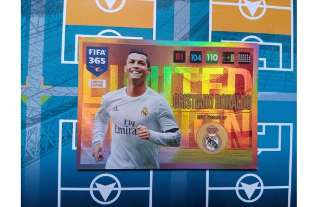 Panini FIFA 365 2016-2017 Ronaldo (Real Madrid) Limited krtya