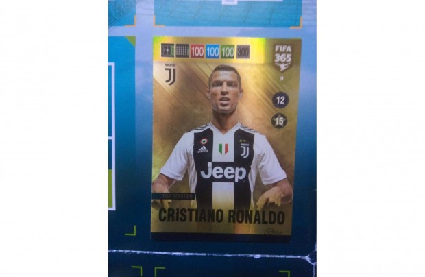 Panini FIFA 365 2019 Adrenalyn XL Top Master Cristiano Ronaldo krtya