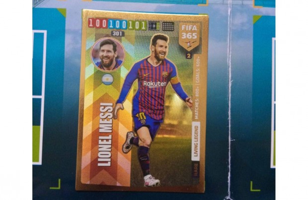 Panini FIFA 365 2020 Messi Living Legend Top Master krtya