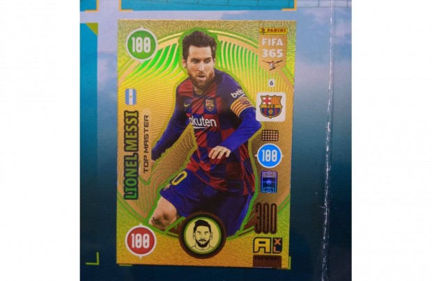 Panini FIFA 365 2021 Adrenalyn Messi Top Master krtya