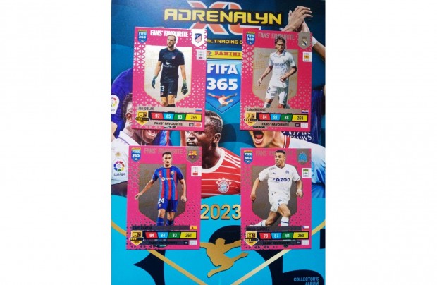 Panini FIFA 365 2023 Adrenalyn Fans Favourite focis krtya