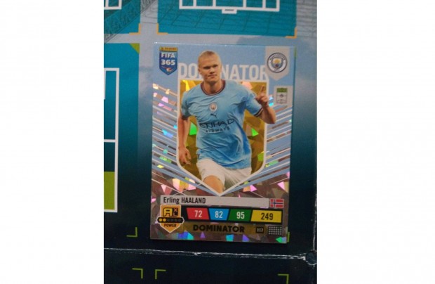 Panini FIFA 365 2023 Adrenalyn Haaland Dominator krtya