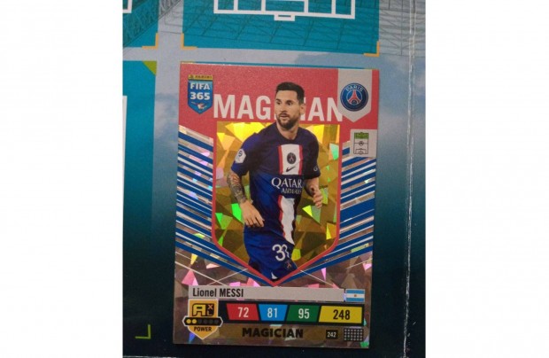 Panini FIFA 365 2023 Adrenalyn Messi Magician krtya