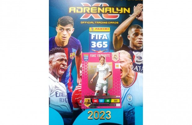 Panini FIFA 365 2023 Adrenalyn XL Modric Fans Favourite krtya