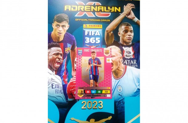 Panini FIFA 365 2023 Adrenalyn XL Pedri Fans Favourite krtya