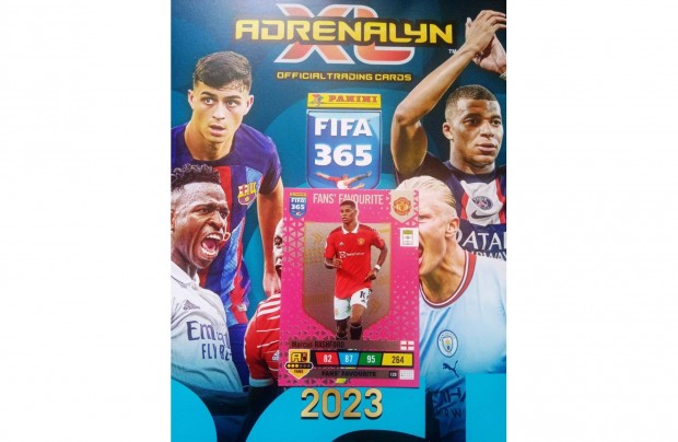 Panini FIFA 365 2023 Adrenalyn XL Rasford Fans Favourite krtya