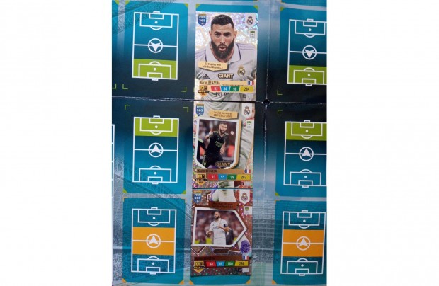 Panini FIFA 365 2023 Karim Benzema (Real Madrid) Giant szett