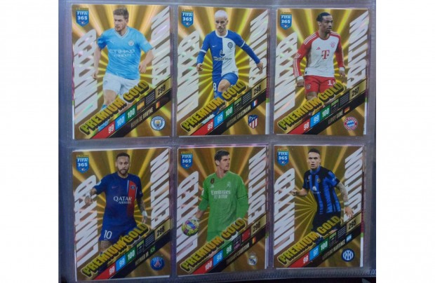 Panini FIFA 365 2024 Adrenalyn Prmium Gold Limited focis krtya