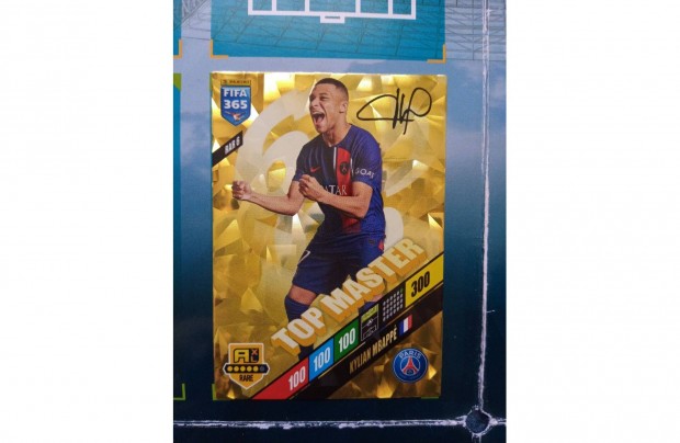 Panini FIFA 365 2024 Adrenalyn XL Kylian Mbapp Top Master krtya