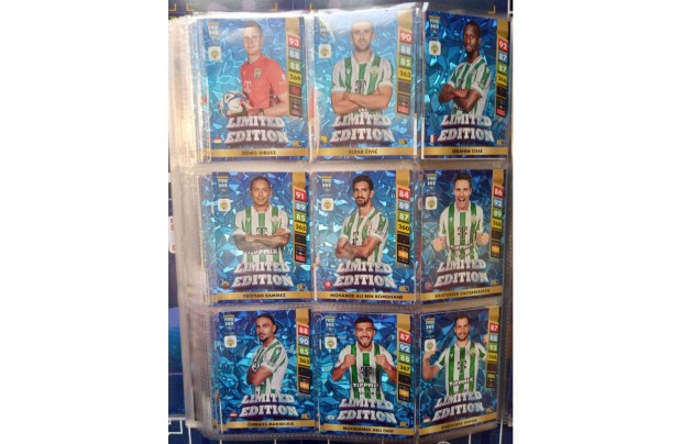 Panini FIFA 365 2025 Adrenalyn Ferencváros FTC Limited sor