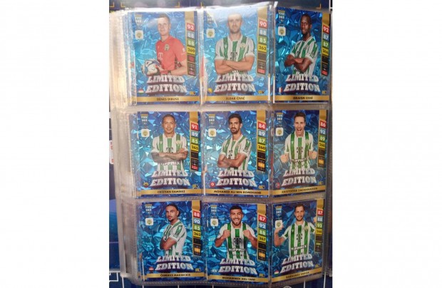 Panini FIFA 365 2025 Adrenalyn Ferencvros FTC Limited szett