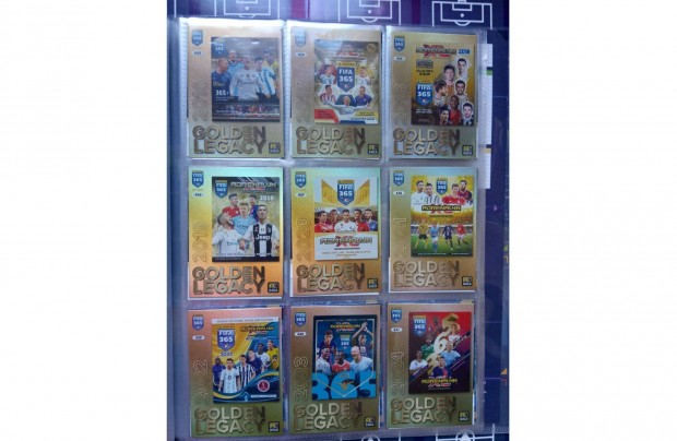 Panini FIFA 365 2025 Adrenalyn Gold Golden Legacy krtya